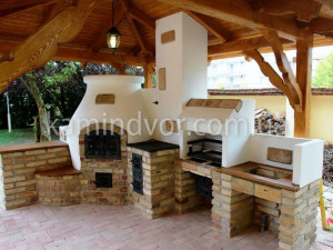 Барбекю с печью